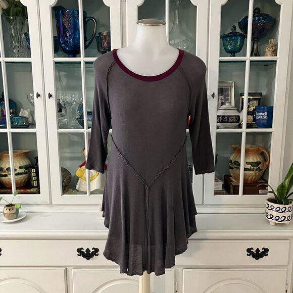 Gray Knit Top | S | Intimately Free - Picture 1 of 6